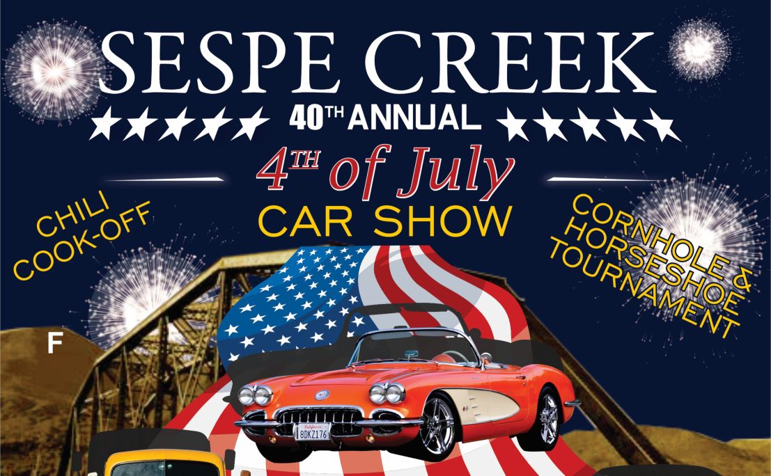 Sespe Creek Car Show partial flyer July 2026